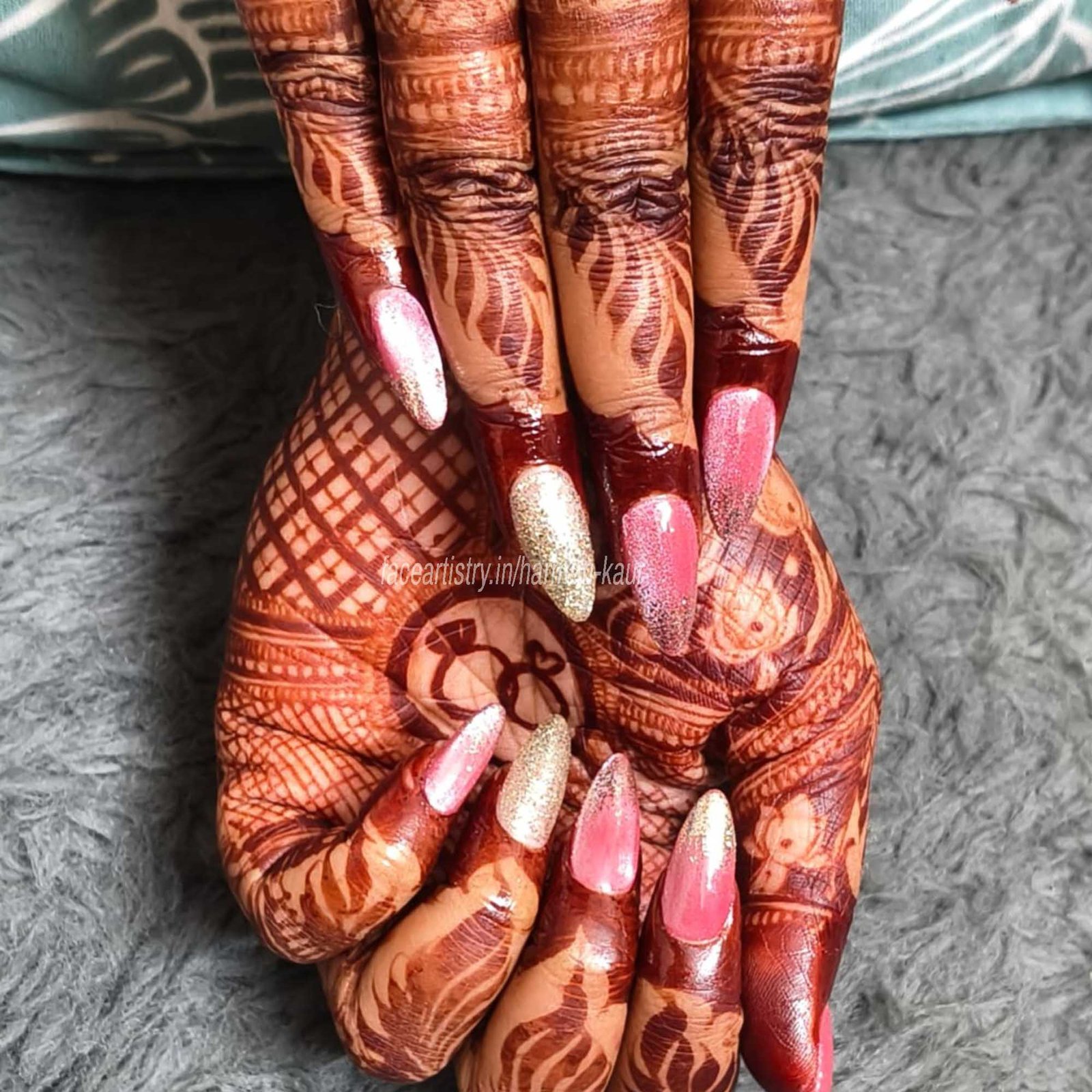 Harman Kaur, Nail Art and Mehendi Artist from Asansol, showcasing her creative beauty artistry and professional work.